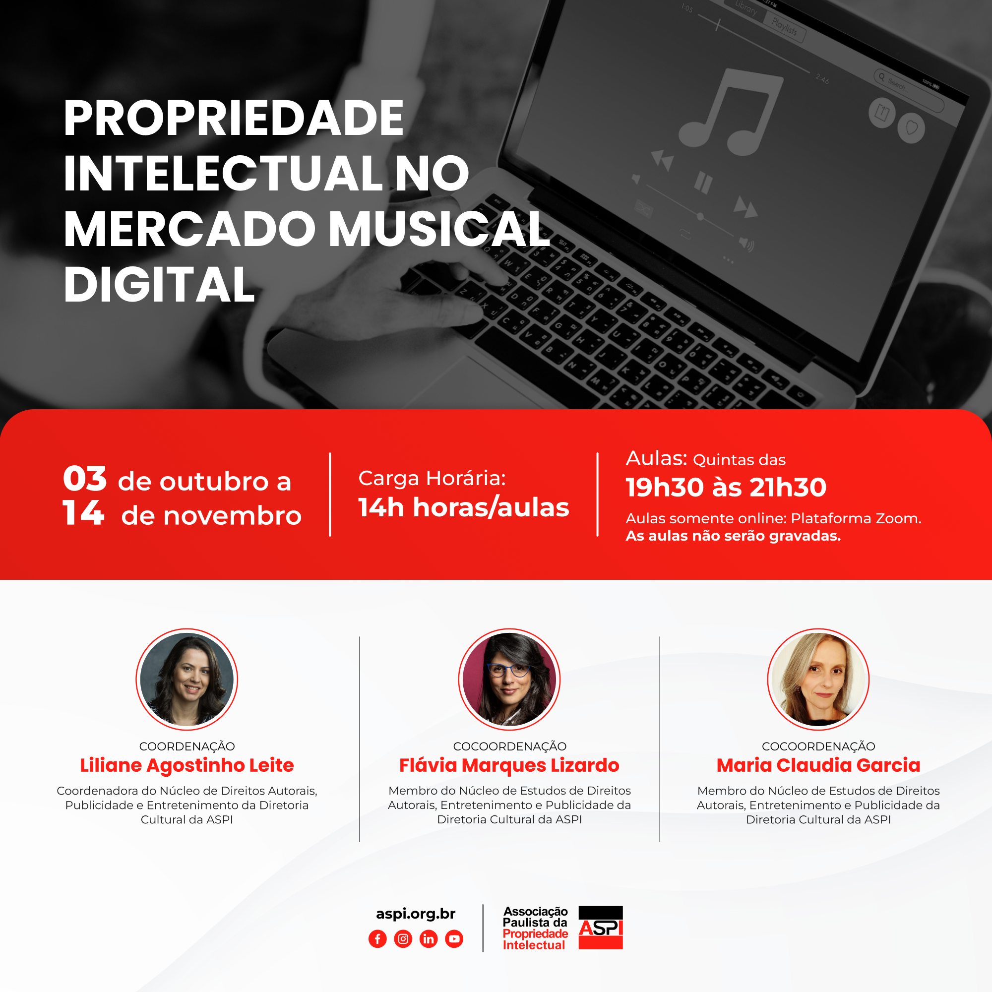 Boletim 09/2024 – CURSO DE PROPRIEDADE INTELECTUAL NO MERCADO MUSICAL